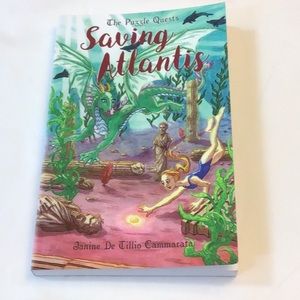 🎁5/10.00🎁 The Puzzle Quests, Saving Atlantis, like new gift giving book